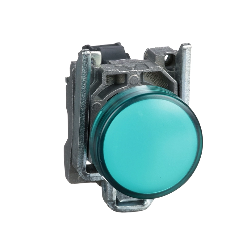 Piloto luminoso metálico verde C/led 120VCA XB4